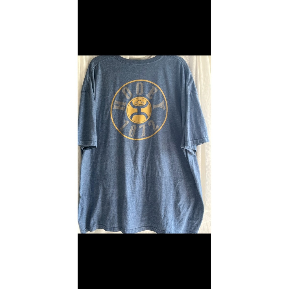 Hooey T Shirt Mens Graphic Tee Short Sleeve Blue Logo Crew Neck‎